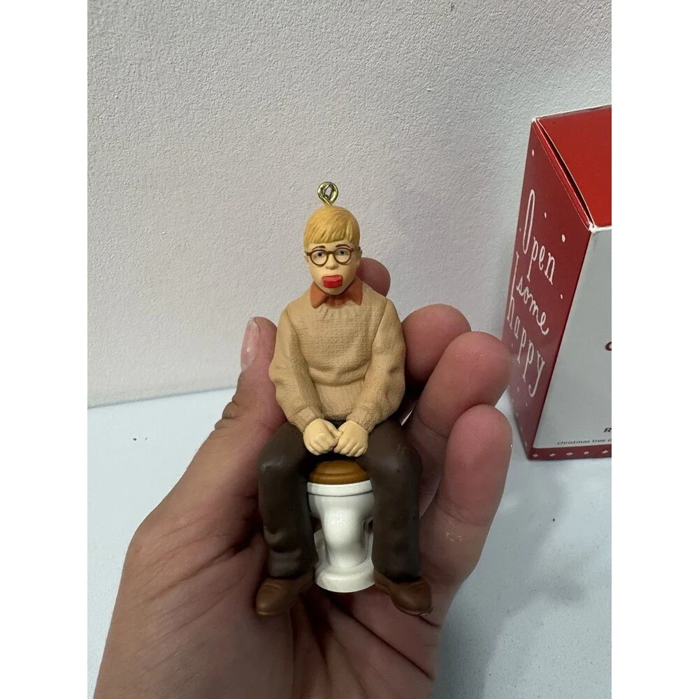 HALLMARK KEEPSAKE ORNAMENT A CHRISTMAS STORY RALPHIE CLEANS UP